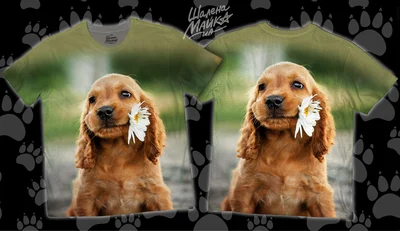 Футболки с полной запечаткой: собака (3)